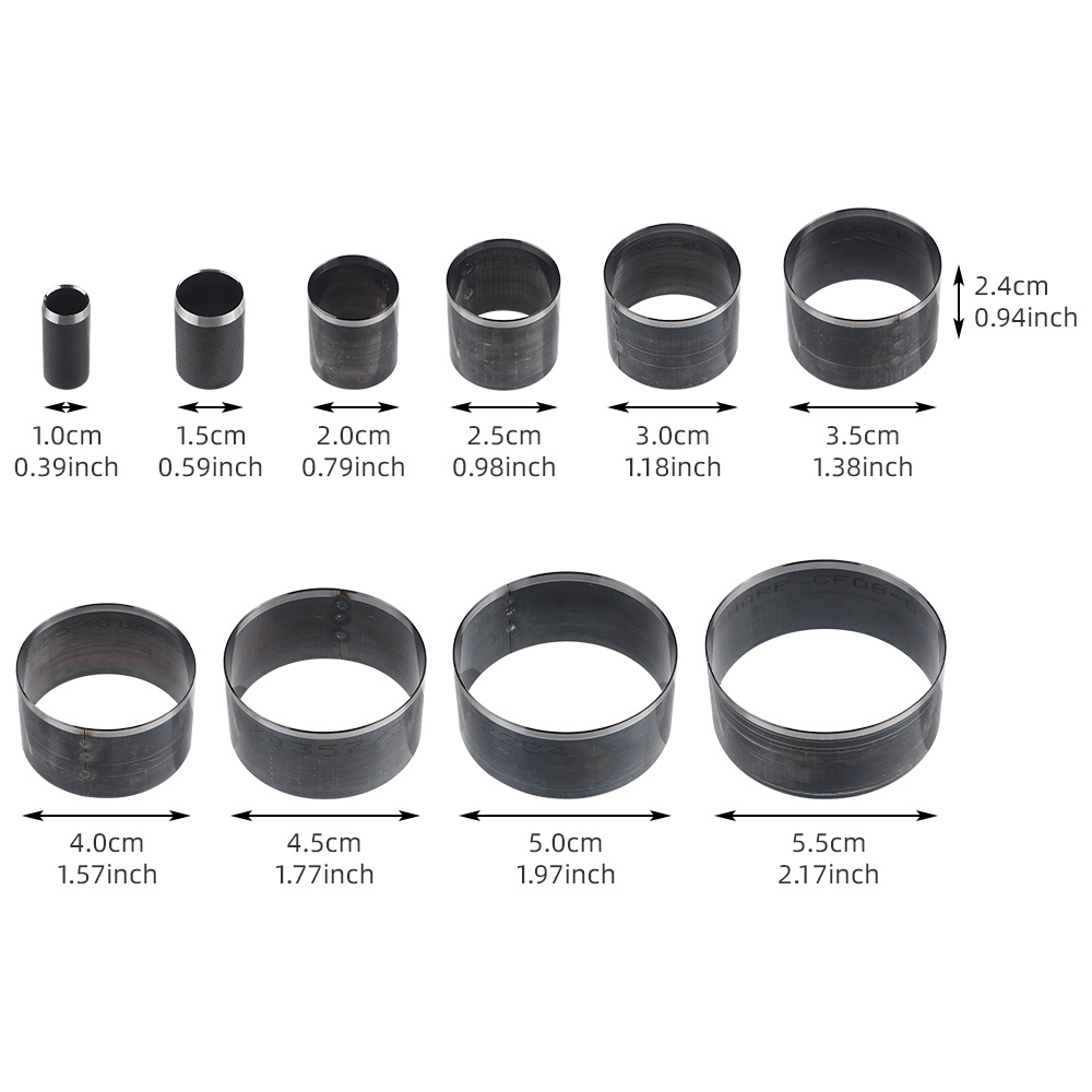 丸穴レザーパンチダイスセット 10-55mm 中空円形穴カッ - Leatherwork Punch のレビューと価格