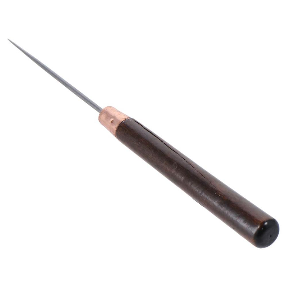 木製ハンドルスクラッチワイルツール、革パンチ穴工芸品、縫製、 - Leatherwork Awl のレビューと価格