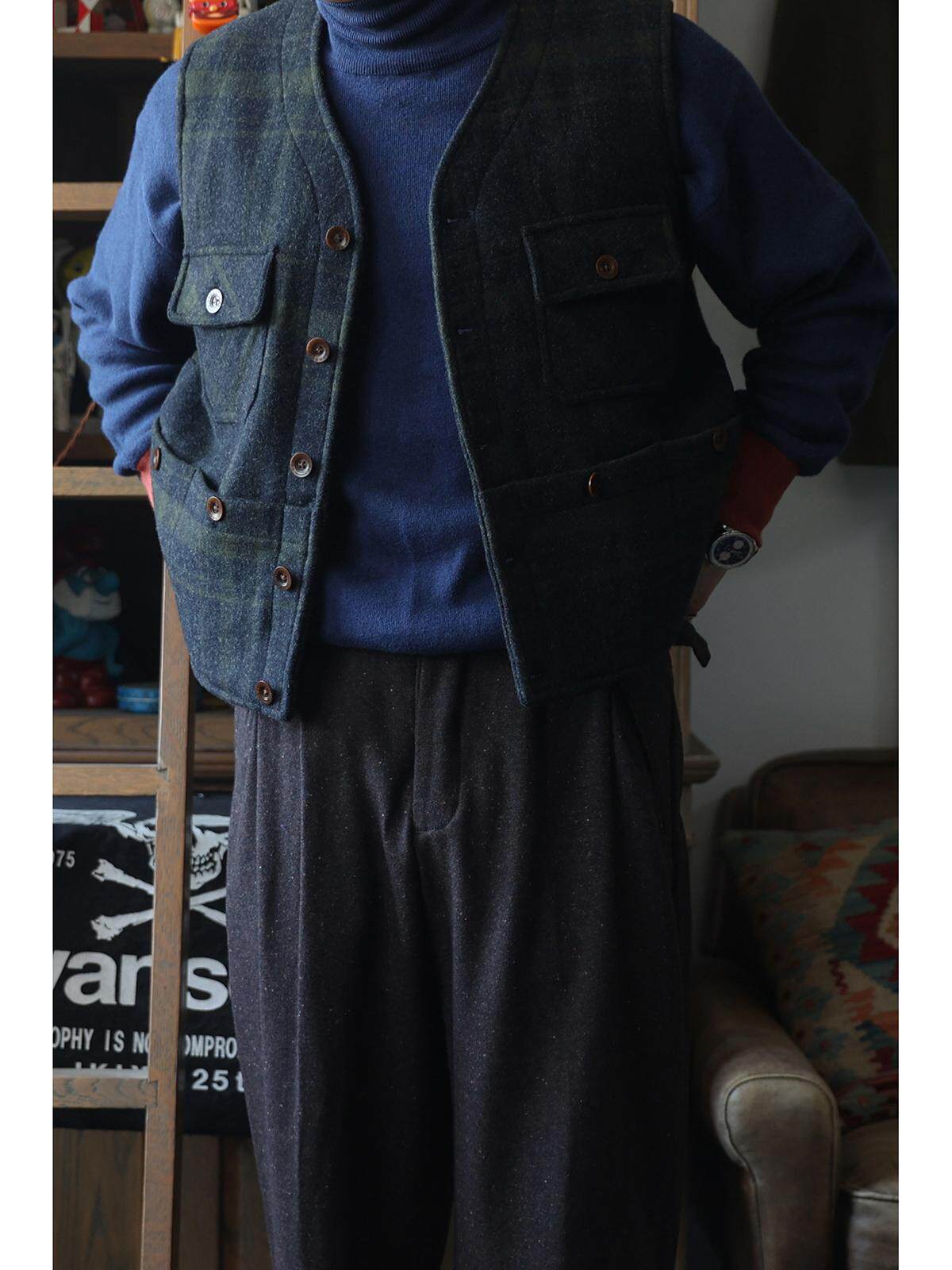 セカンドオーダー FW24 6ポケットワークジレ クラシック - Leather Work Vest For Men のレビューと価格