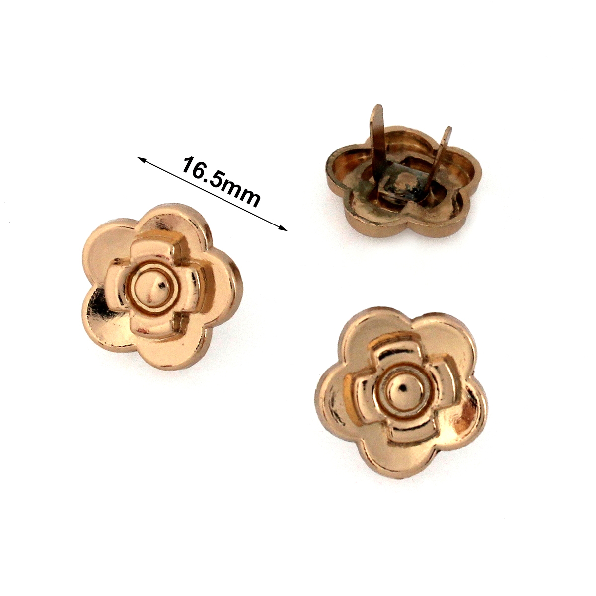 バラの形をしたメタルバックル2個,革の手作りバックル,ベルト - Leatherwork Flowers のレビューと価格