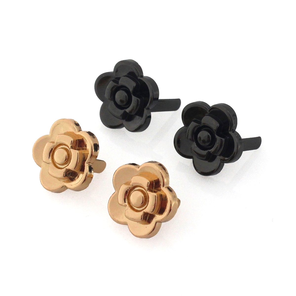 バラの形をしたメタルバックル2個,革の手作りバックル,ベルト - Leatherwork Flowers のレビューと価格