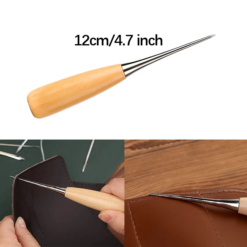 初心者向けレザークラフトソーイングキット、ワックス糸、木製ハ - Leatherwork Kit のレビューと価格