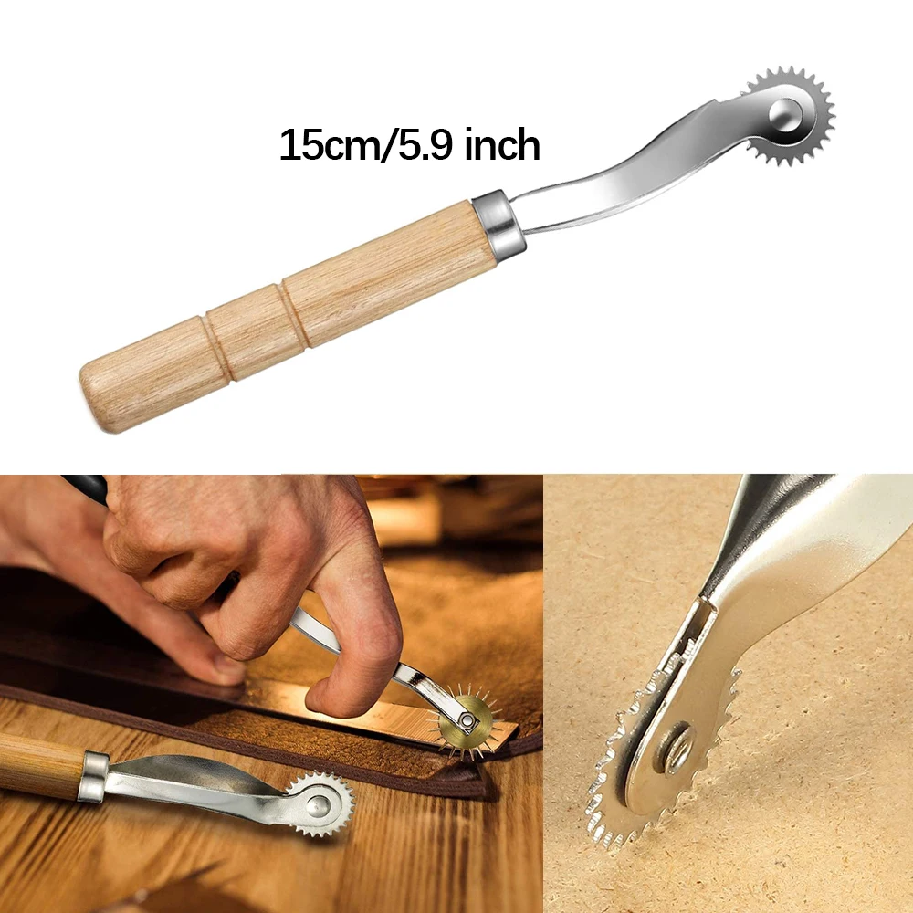 初心者向けレザークラフトソーイングキット、ワックス糸、木製ハ - Leatherwork Kit のレビューと価格