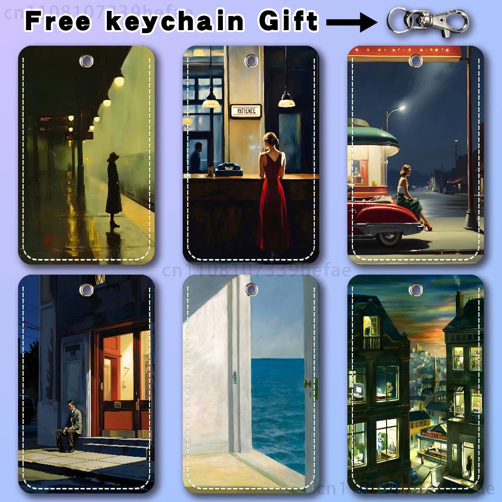 E-edward H-hopper アートホルダー 銀行ビジ - Leather Work In Art のレビューと価格