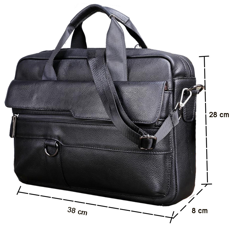 男性用の本革トラベルバッグ,大容量の本革メッセンジャーバッグ - Leather Work Handbags のレビューと価格