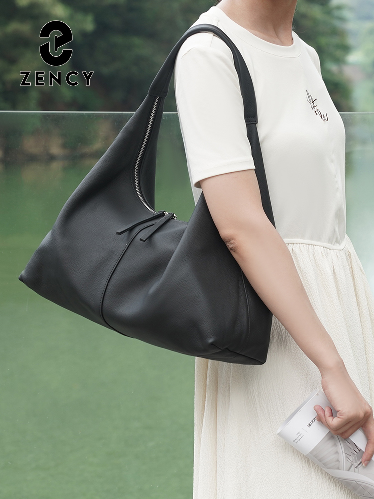Zency 大容量トートバッグ本革ホーボーバッグ女性ハンドバ - Leather Work Handbags のレビューと価格