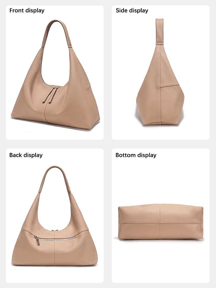 Zency 大容量トートバッグ本革ホーボーバッグ女性ハンドバ - Leather Work Handbags のレビューと価格