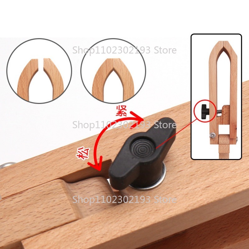 折りたたみ木製クランプ調整可能な木材レザークラフトハンドステ - Leatherwork Clamp のレビューと価格