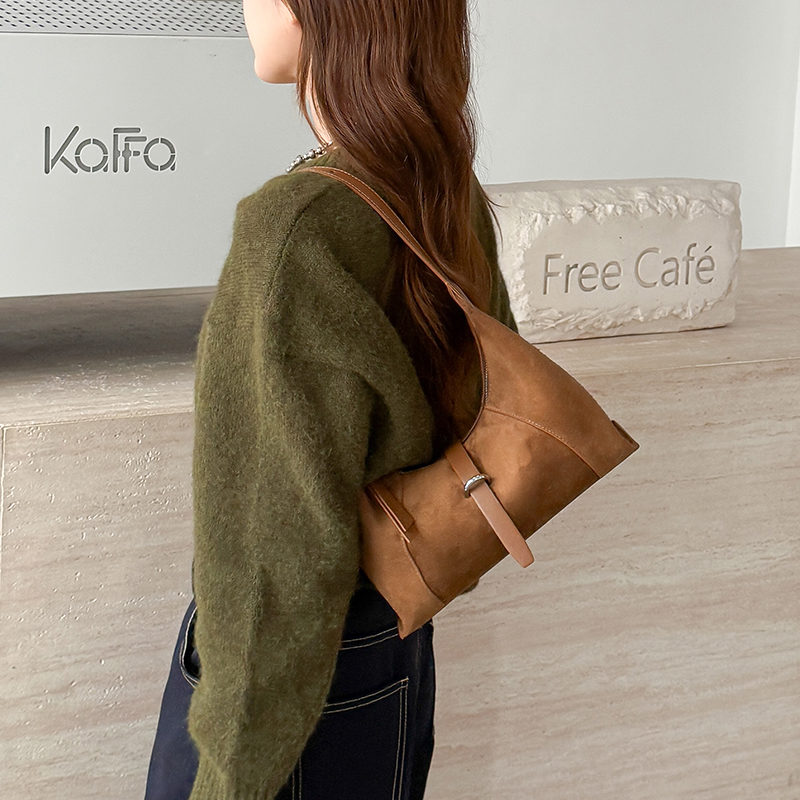 レディース スエード ハンドバッグ デザイナー スタイル フ - Leatherwork Designs のレビューと価格