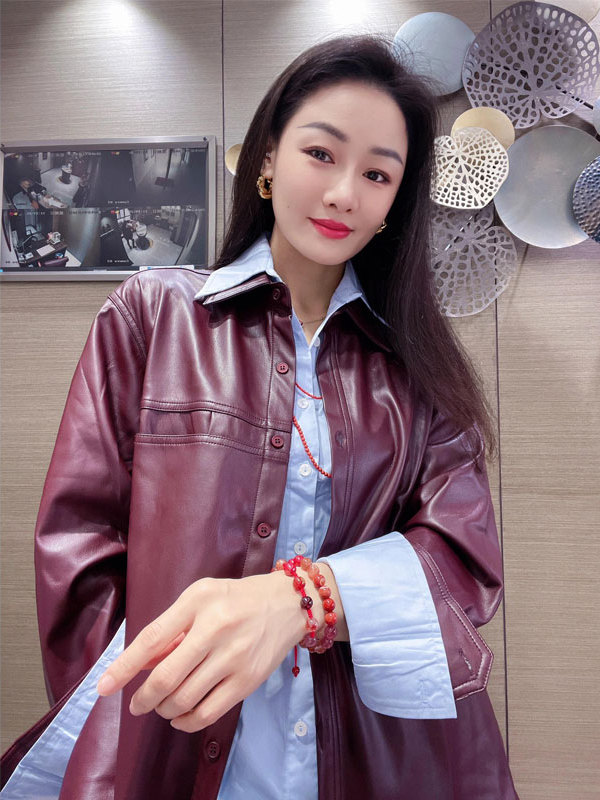 レディースグレープパープルPUレザージャケットコートブルーシ - Leather Work Jacket のレビューと価格
