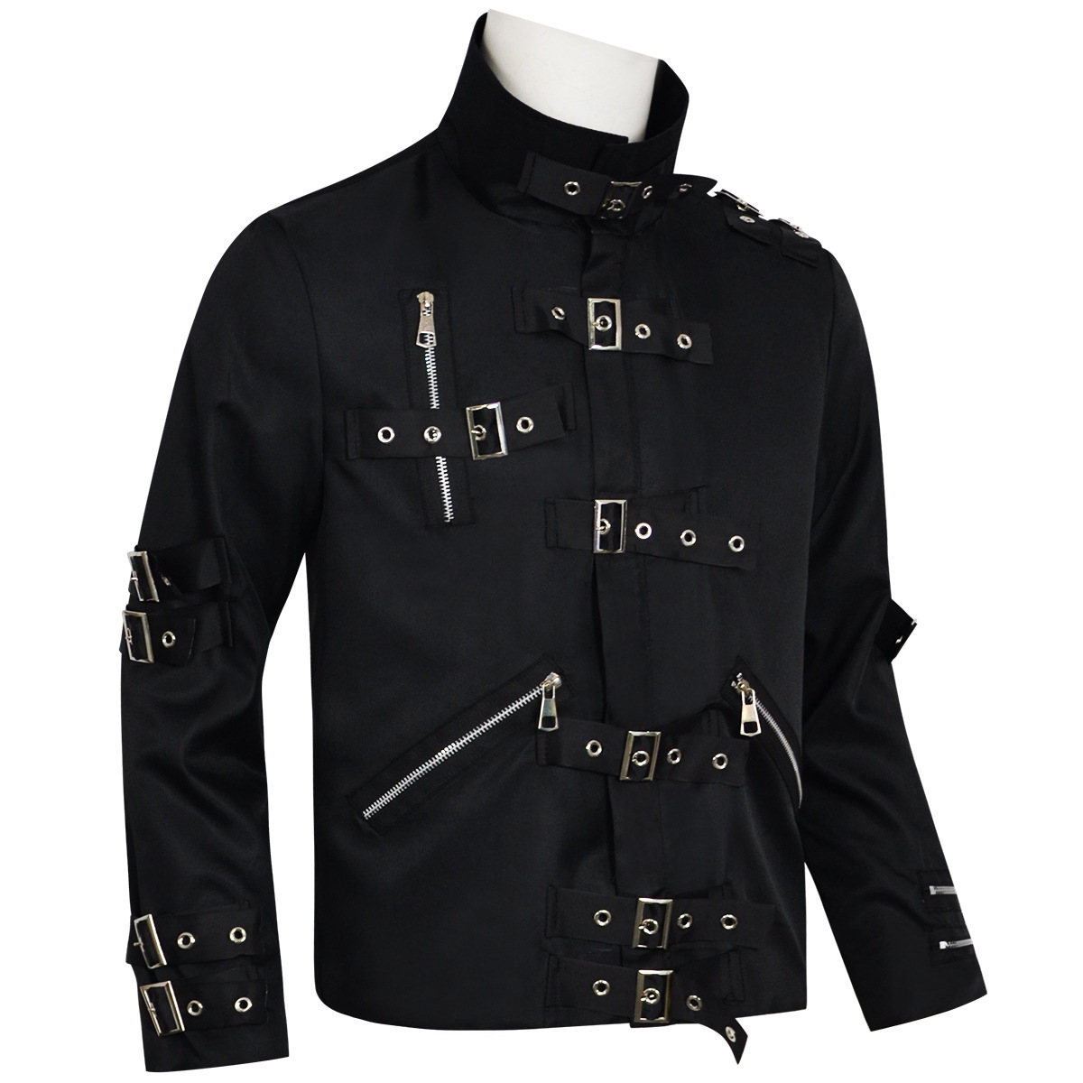 パンクヘビーメタルV8レザージャケット、マイケル・ジャクソン - Leather Work Jacket のレビューと価格