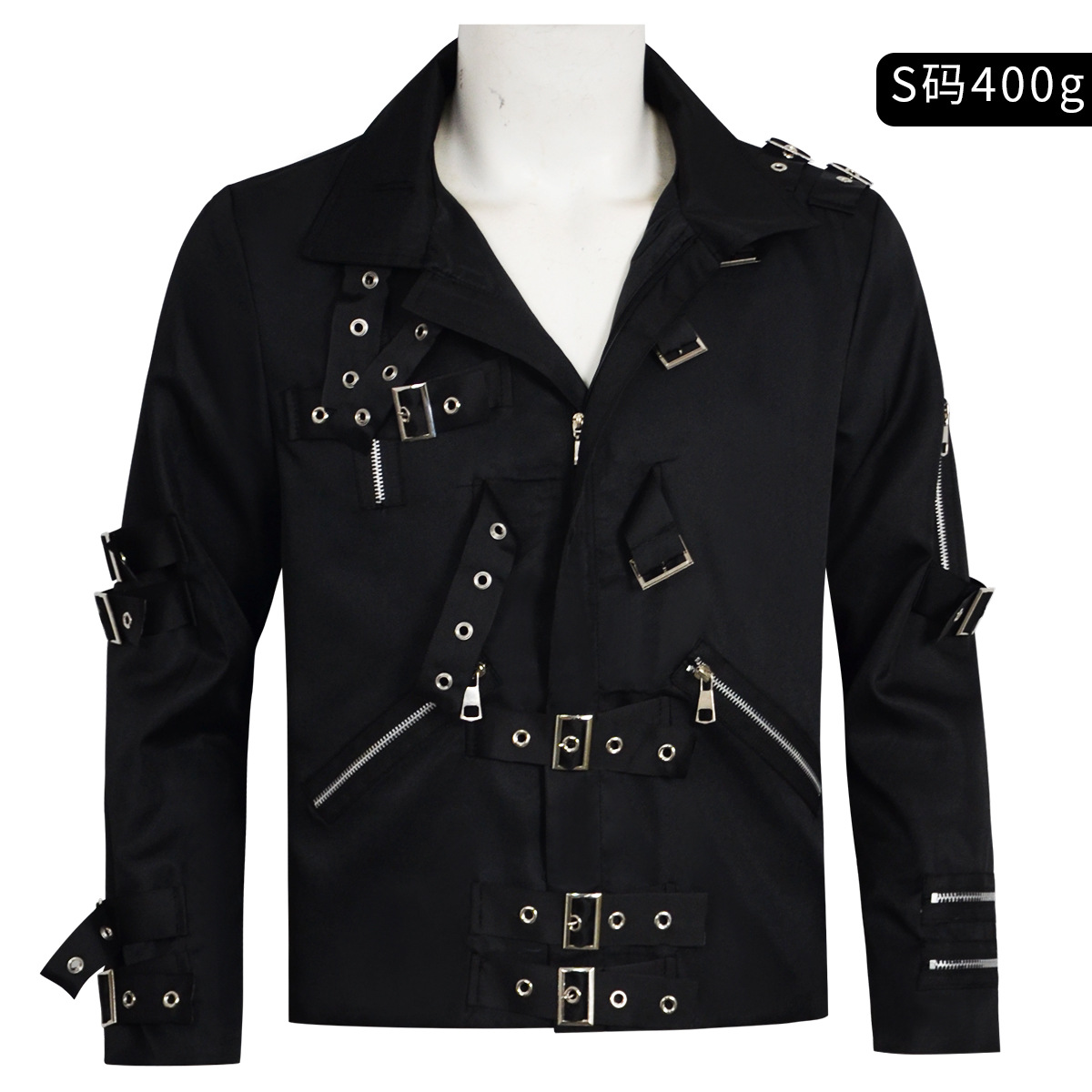 パンクヘビーメタルV8レザージャケット、マイケル・ジャクソン - Leather Work Jacket のレビューと価格