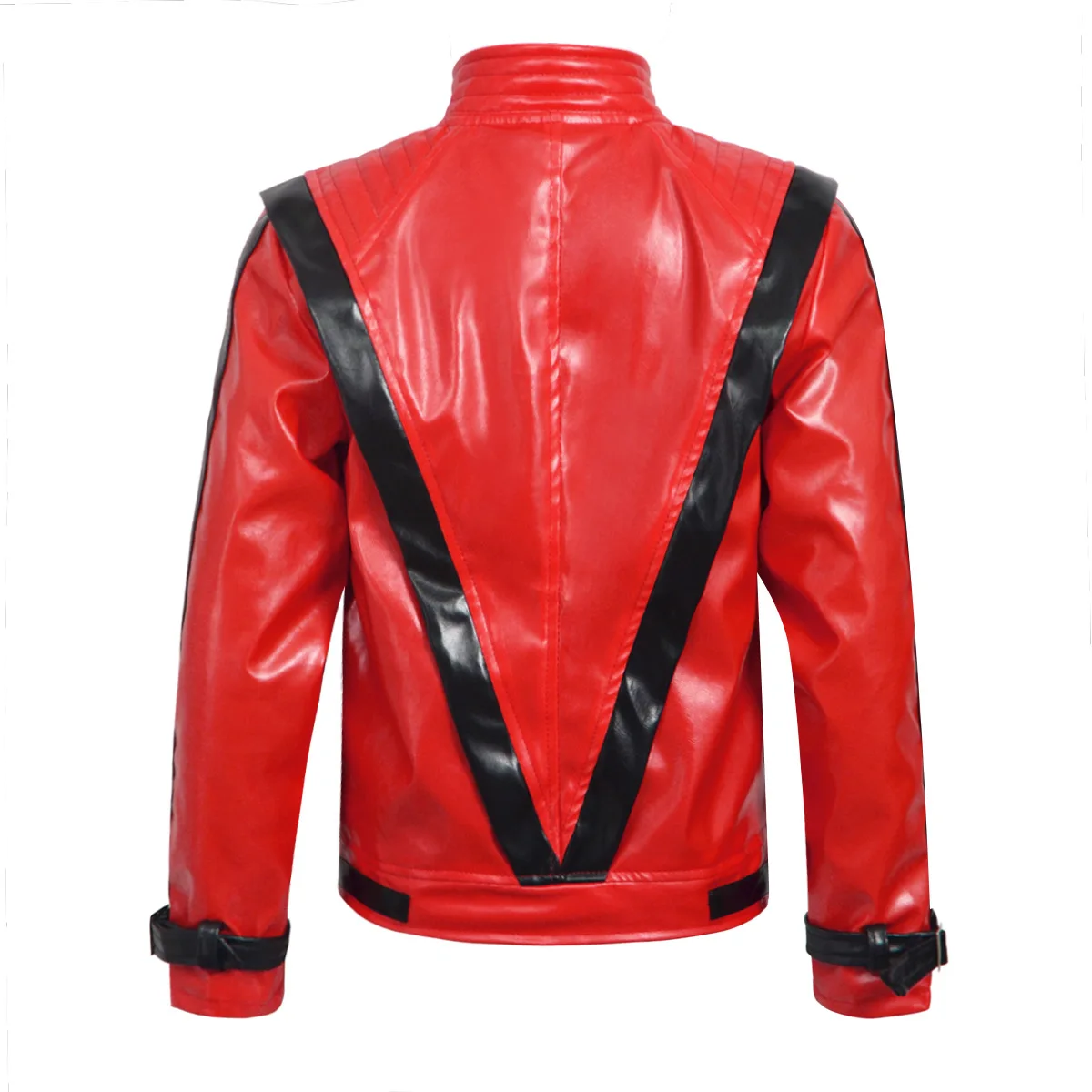 マイケル・ジャクソン スリラー 怖いコスチューム 赤いレザー - Leather Work Jacket のレビューと価格
