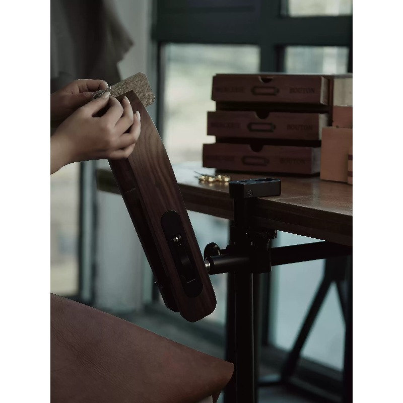 木製革縫いクランプスタンド DIY手作り革工芸ホルダー 革の - Leatherwork Clamp のレビューと価格