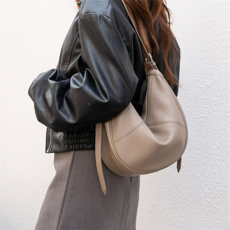 BURMINSA 本革ホーボーショルダーバッグ レディース  - Leather Work Handbags のレビューと価格