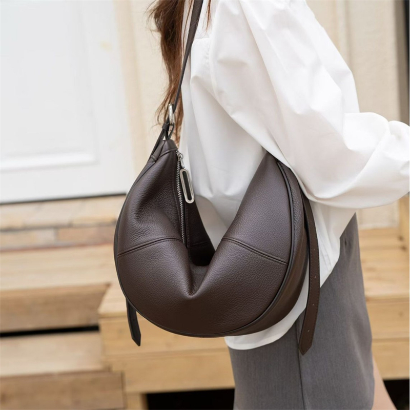 BURMINSA 本革ホーボーショルダーバッグ レディース  - Leather Work Handbags のレビューと価格