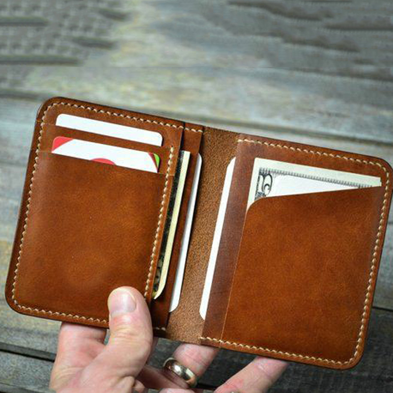 DIYレザークラフトシンプルカードホルダースモールウォレット - Leatherwork Punch のレビューと価格