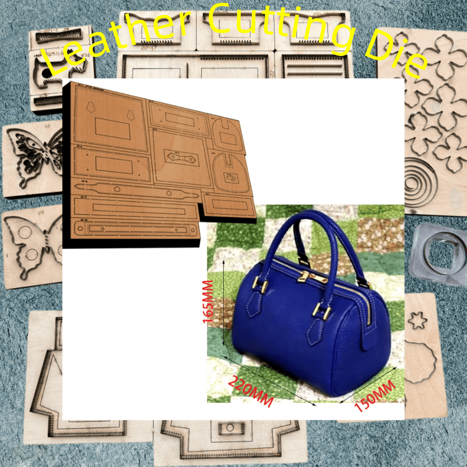 木製カッティングダイハンドバッグ＆ウォレット型XF145、D - Leatherwork Flowers のレビューと価格