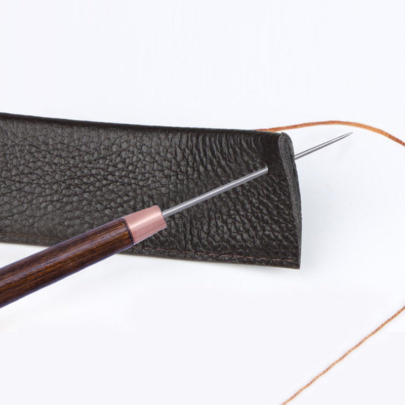 耐久性のある革の木製ハンドル,ハンドツール,ステッチ,ソーイ - Leatherwork Awl のレビューと価格