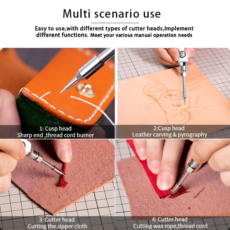 WUTA USB 充電スレッドコードバーナー溶接ペンポータブ - Leatherwork Clamp のレビューと価格